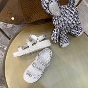 Chanel Lady Sandal Chain White - 3