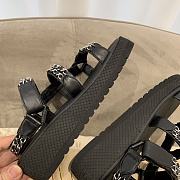 Chanel Lady Sandal Chain Black Siler Chain - 3