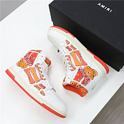AMIRI Skel Top Hi Bandana White Orange PS22MFS016-665 - 5
