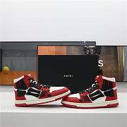 AMIRI Skel Top Hi Red White AW22MFS002610  - 6