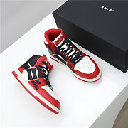 AMIRI Skel Top Hi Red White AW22MFS002610  - 5