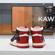 AMIRI Skel Top Hi Red White AW22MFS002610  - 2