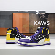 AMIRI Skel Top Hi Purple Gold Black White PS22MFS002-511 - 5