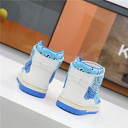 AMIRI Skel Top Hi Bandana White Blue PS22MFS016-420 - 4