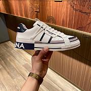 DOLCE & GABBANA Calfskin 2.Zero Blue White - 1