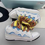 Lanvin Leather Curb Blue White - 4