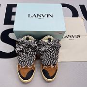 Lanvin Leather Curb Black Brown - 2