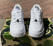 A Bathing Ape Bape Sta Low White Leather (2020) 1G80191007-WHT - 4