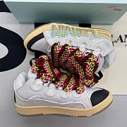 Lanvin Leather Curb Black White - 4