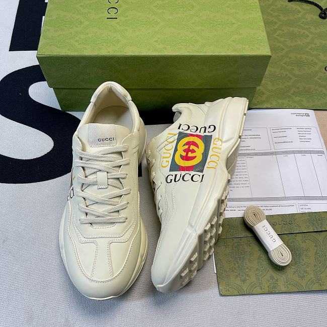 Gucci Rhyton Logo Ivory 500878 DRW00 9522 - 1