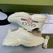 Gucci Women's Rhyton Bear Sneaker - 2