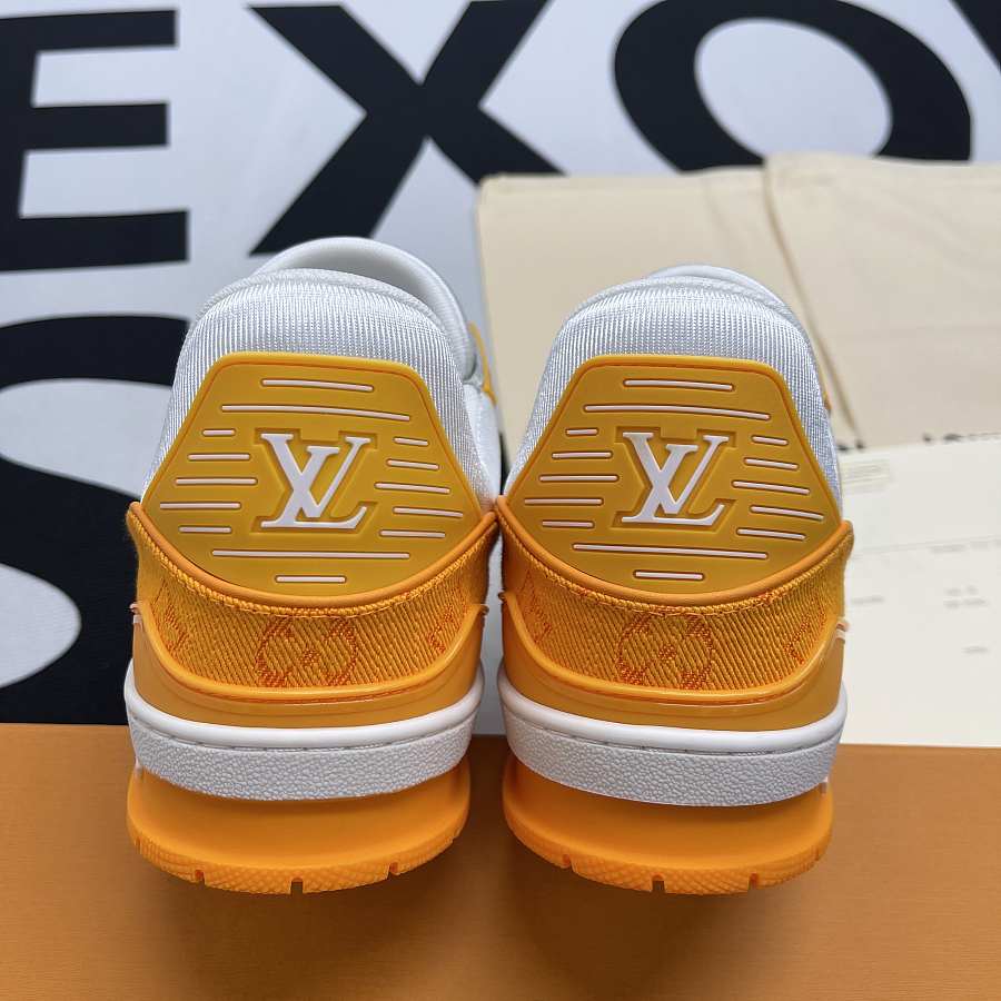 Louis Vuitton Lv trainer orange sneaker（unboxing➕review） 