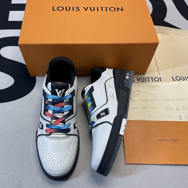 Louis Vuitton LV Trainer Black White - 1