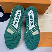 Louis Vuitton LV Trainer White Green  - 5