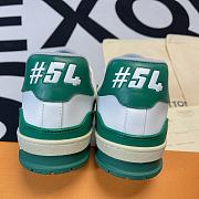 Louis Vuitton LV Trainer White Green  - 3