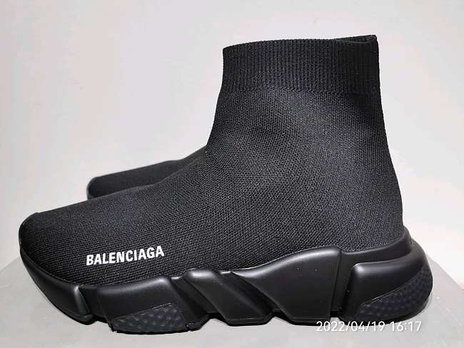 Balenciaga Speed Trainer All Black - 1