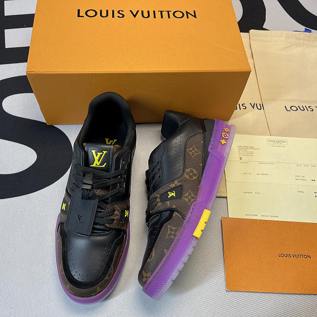 Louis Vuitton Trainer Monogram Purple - 1