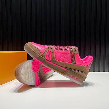 Louis Vuitton Trainer Brown Pink 
