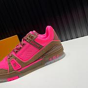 Louis Vuitton Trainer Brown Pink  - 3