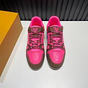 Louis Vuitton Trainer Brown Pink  - 2