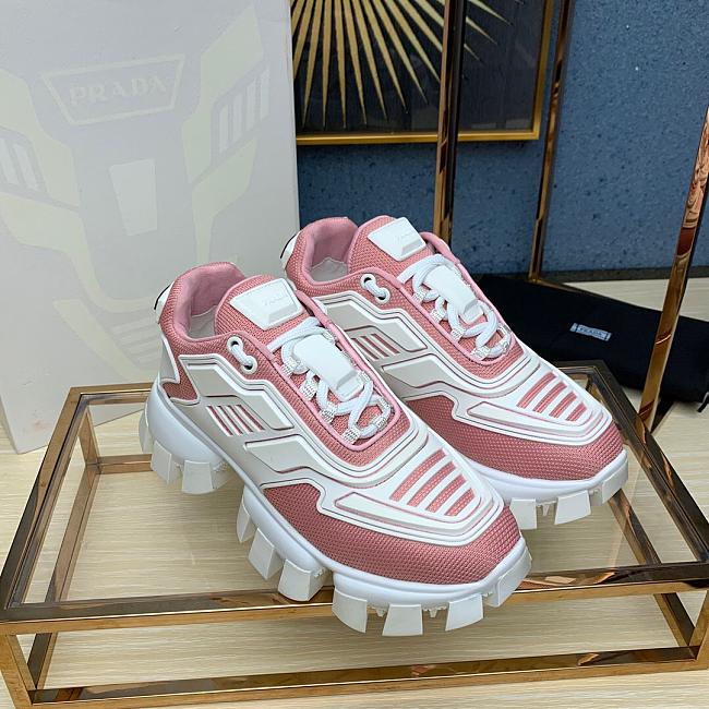Cloudbust Thunder Knit Sneakers White Pink  - 1