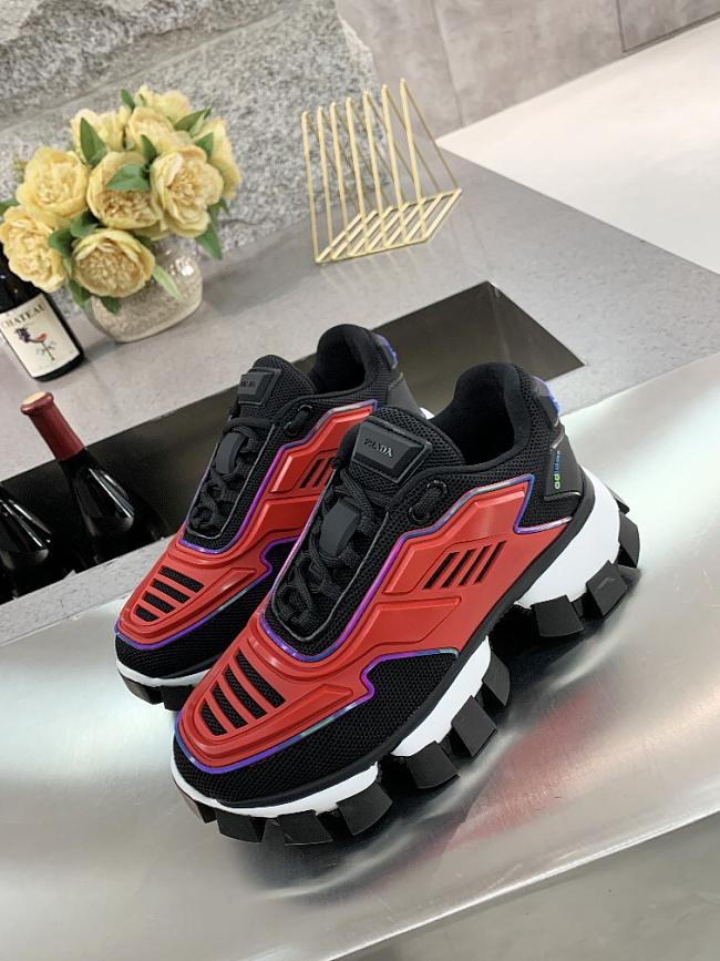 Cloudbust Thunder Sneakers Black White Red - 1