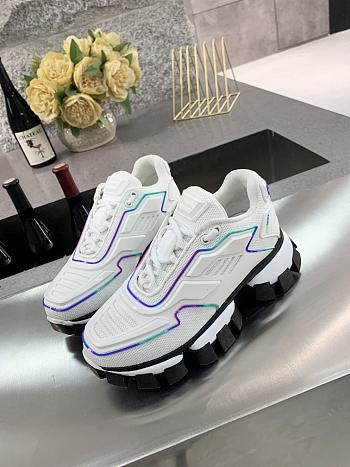 Cloudbust Thunder Knit Sneakers White Outline