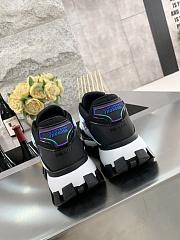 Cloudbust Thunder Knit Sneakers Black White Outline - 4