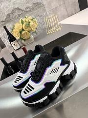 Cloudbust Thunder Knit Sneakers Black White Outline - 1