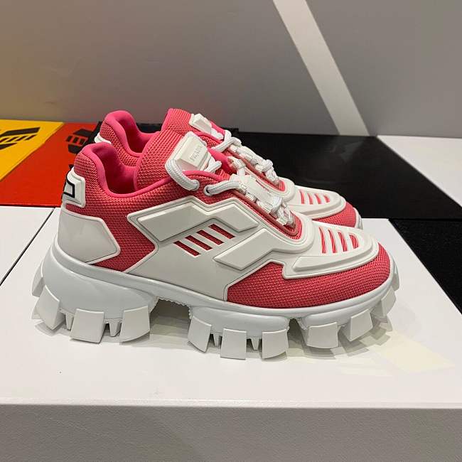 Cloudbust Thunder Knit Sneakers White Hot Pink  - 1