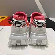 Cloudbust Thunder Knit Sneakers White Hot Pink  - 5