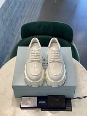 Prada Monolith Laces Loafers White - 4