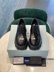 Prada Monolith Laces Loafers Black  - 6