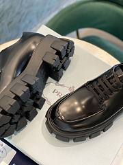 Prada Monolith Laces Loafers Black  - 2