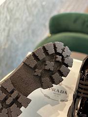 Prada Monolith Laces Brushed Loafers Black - 2
