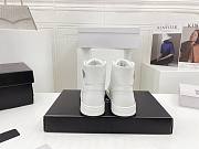 Prada Downtown Perforated Leather High Top White - 4