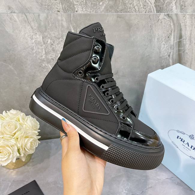 Prada Milano Low High Top Black - 1