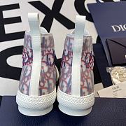 Dior B23 High Top Red Blue Oblique 3SH118YTG_H563 - 2