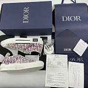 Dior B23 Low Top Red Blue Oblique 3SN249YTG_H563  - 2