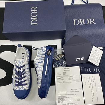 Dior B23 Low Top Blue Oblique 3SN249YNT_H565