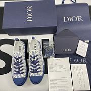 Dior B23 Low Top Blue Oblique 3SN249YNT_H565 - 3