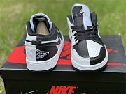 Air Jordan 1 Low SE Homage Split White Black (Women's) DR0502-101 - 3
