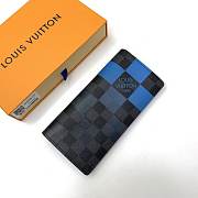Louis Vuitton Slender Long Wallet Damier Graphite Pixel Blue 10.0 x 19.0 x 2.0 cm - 4
