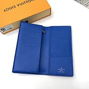 Louis Vuitton Slender Long Wallet Damier Graphite Pixel Blue 10.0 x 19.0 x 2.0 cm - 3