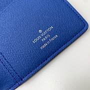 Louis Vuitton Slender Long Wallet Damier Graphite Pixel Blue 10.0 x 19.0 x 2.0 cm - 2