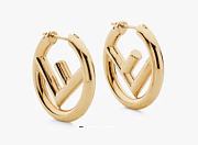 Fendi Earrings - Gold-colored - 5