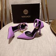 Versace Safety Pin Pumps Purple - 6