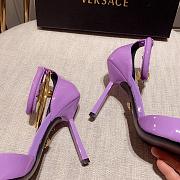 Versace Safety Pin Pumps Purple - 5