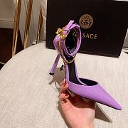 Versace Safety Pin Pumps Purple - 3