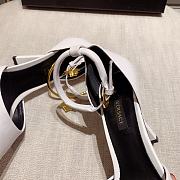 Versace Safety Pin Pumps White - 2